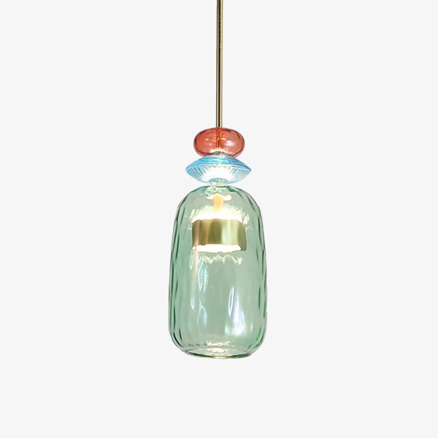 LumiColore – Farverig glasloftlampe LED – Moderne & stemningsfuld