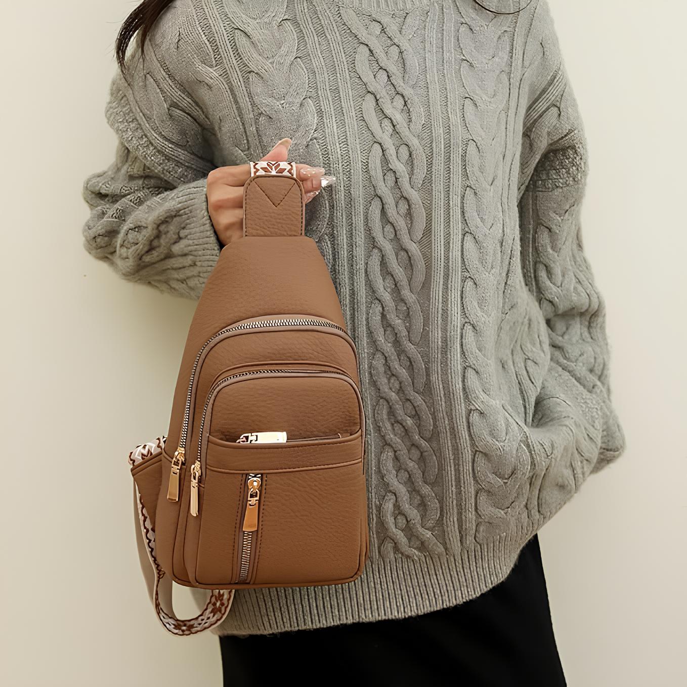Tasche Damen Umhängetasche Klein Praktisch mit vielen Fächern