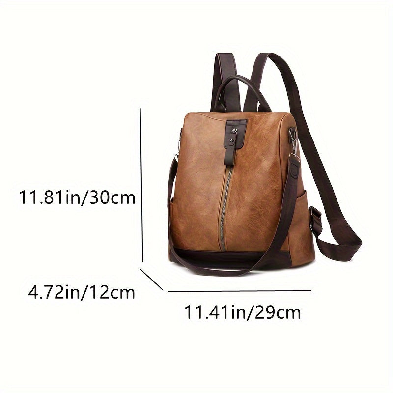 Sicherer Damen-Rucksack aus veganem Leder – Stilvoll & durchdacht