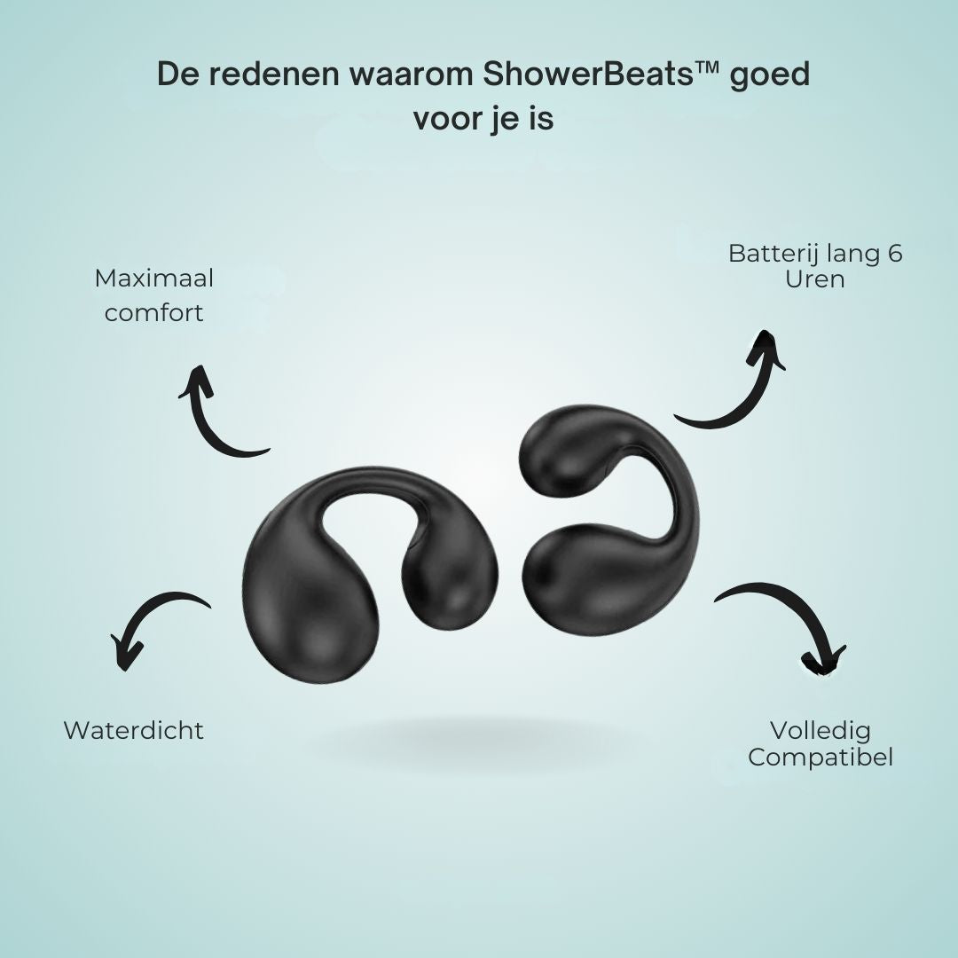 Audiora – Wasserdichte In-Ear Ohrstöpsel Bluetooth – für Dusche & Sport