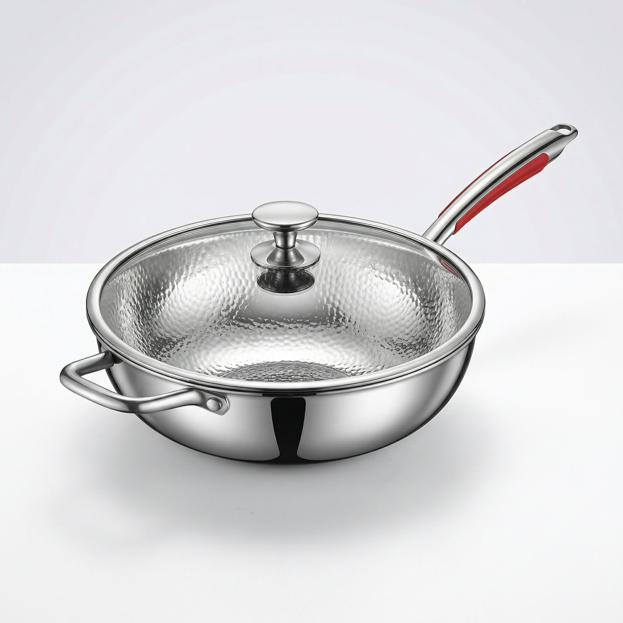 Titan-Wok – Runde Bodenform mit Gleichmäßiger Hitzeverteilung & Leichtem, Robustem Material