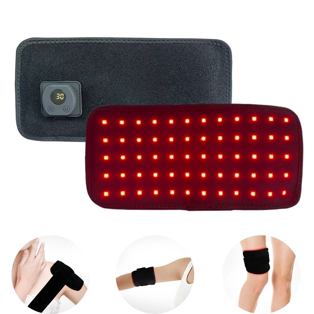 Therapie-Gürtel mit 60 roten LEDs und Infrarotlicht 660/850 nm 0