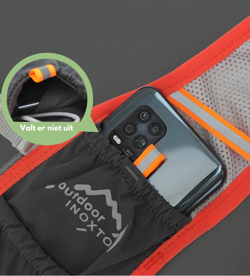 OutdoorHaven Trailrunvest - Inklusive 2 Soft Flasks, Tränkeweste für Trailrunner