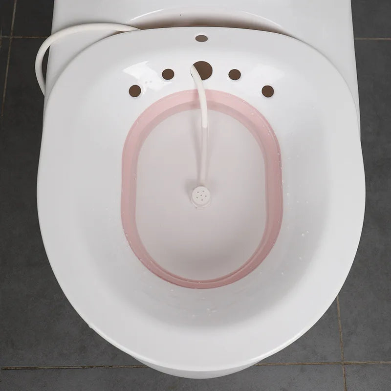 Tragbares Bidet – Zusammenklappbar, Hygienisch, Ideal für Unterwegs, Weiß 6