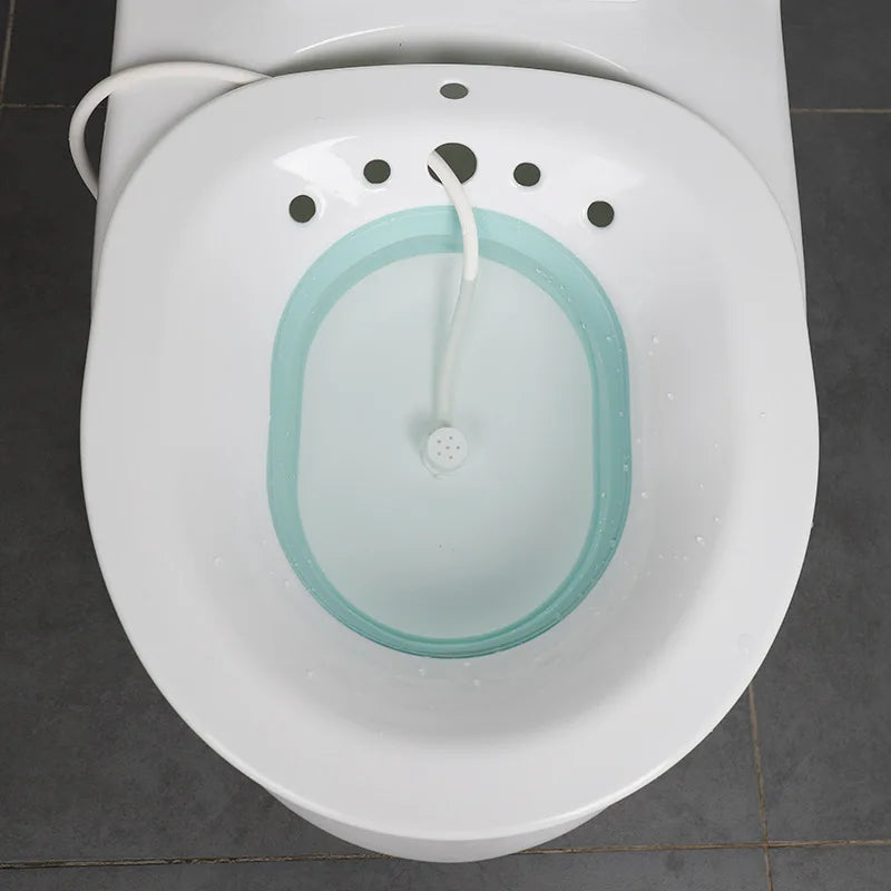 Tragbares Bidet – Zusammenklappbar, Hygienisch, Ideal für Unterwegs, Weiß 8