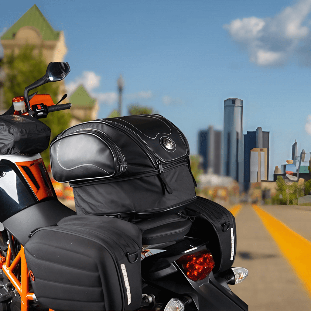 Devako Motorradtasche mit mehreren Fächern