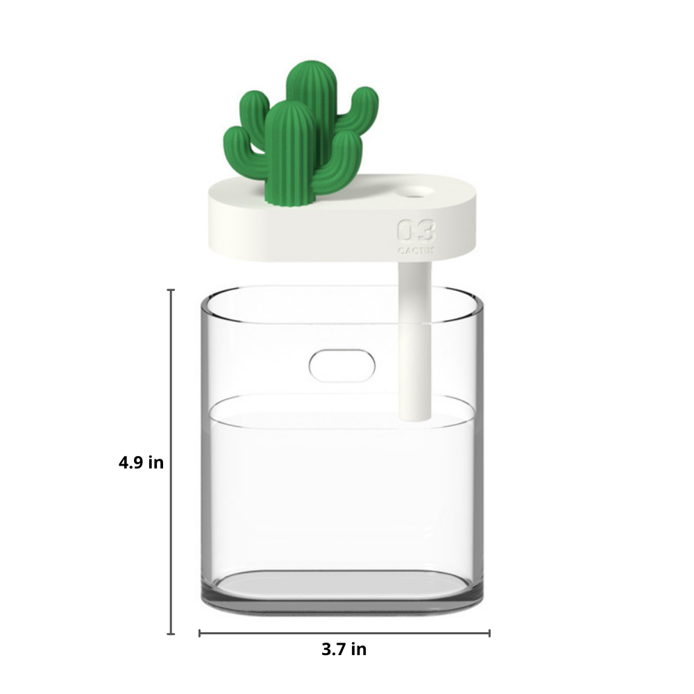 Cactiva – Ultralyduftdiffuser kaktus med LED-lys 160 ml