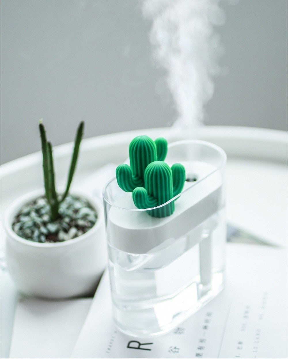 Cactiva – Ultralyduftdiffuser kaktus med LED-lys 160 ml