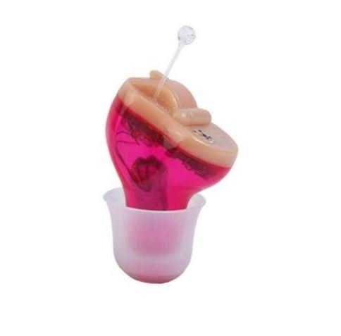 Amplificateur audio intra-auriculaire – Conception compacte, rechargeable et maintien sûr