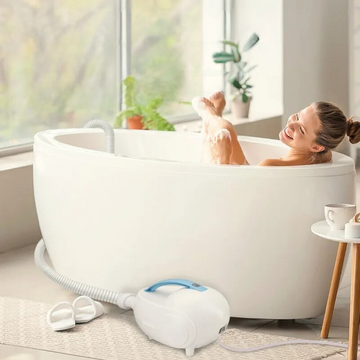 BainDétente - Tragbarer Spa-Massager mit Blasen