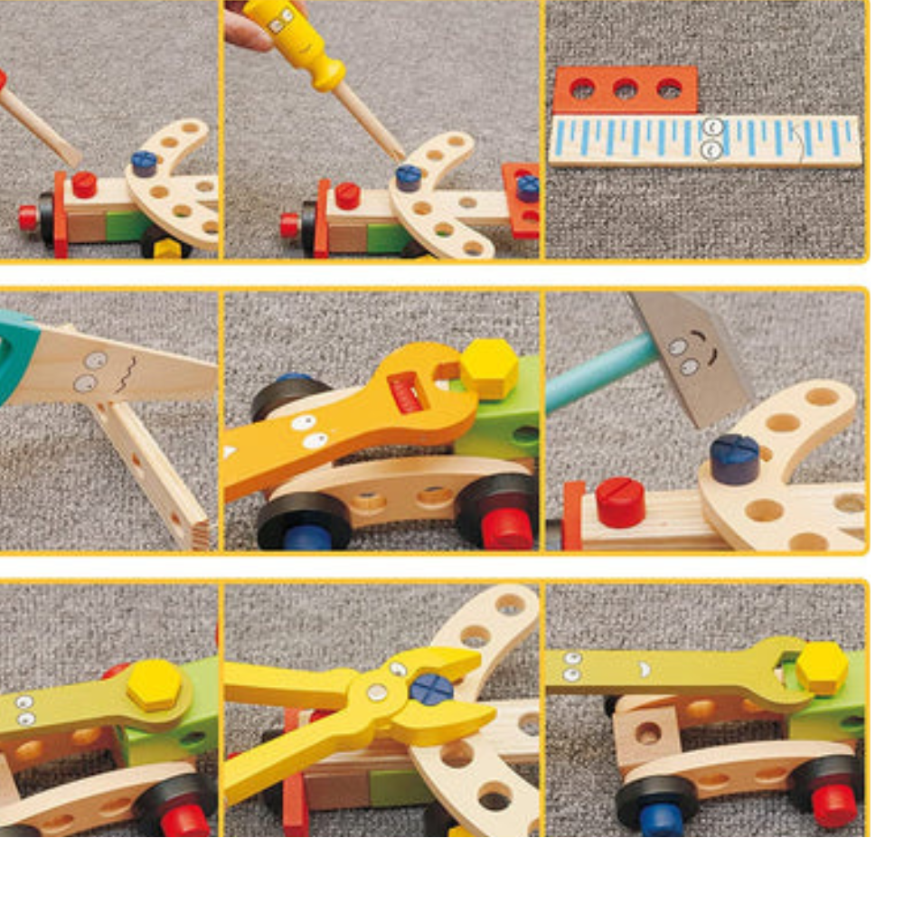 Creative Tools Set - Konstruktionsspielzeug Kleine Baumeister