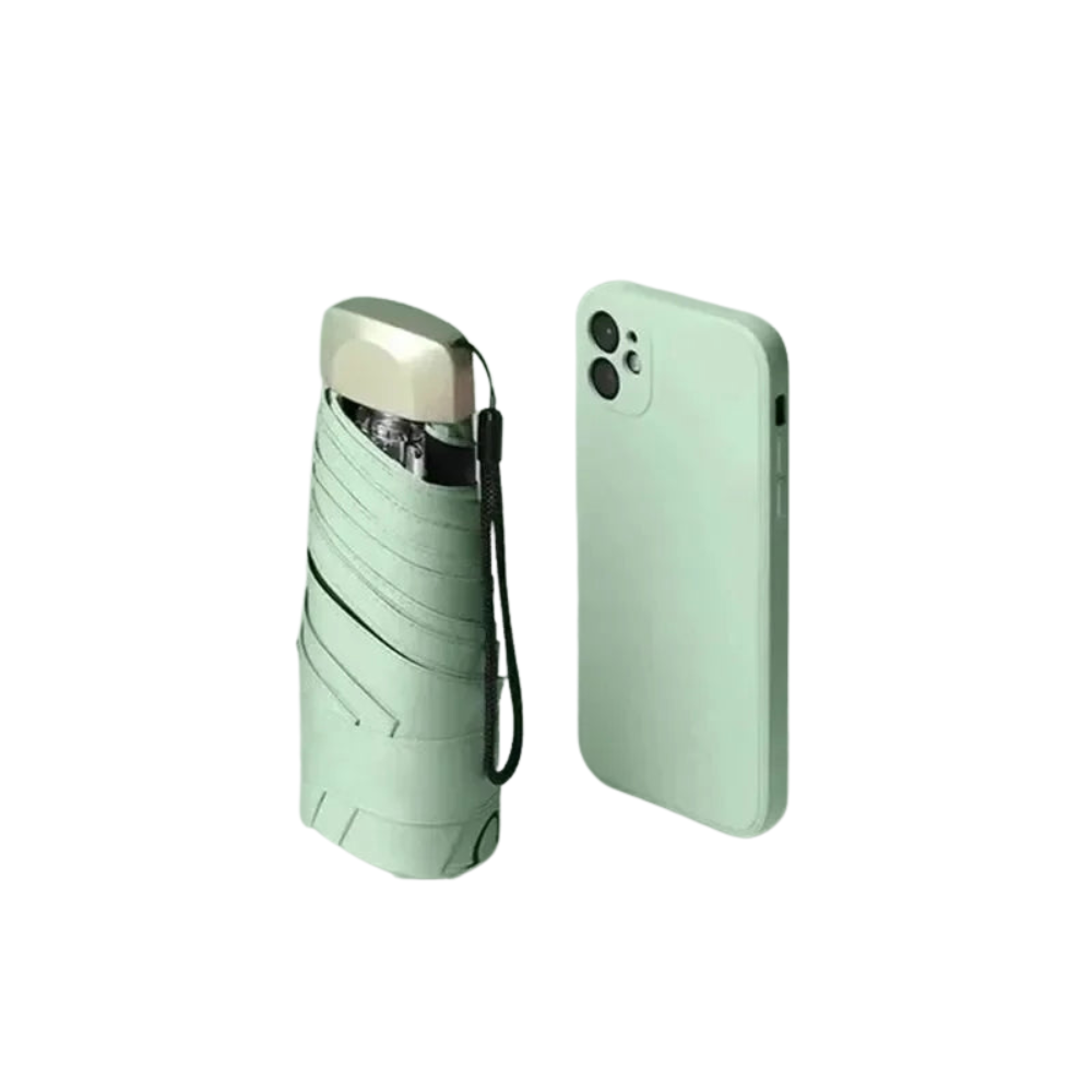 PocketShield – Mini paraply med UV-beskyttelse, let og vindbestandig