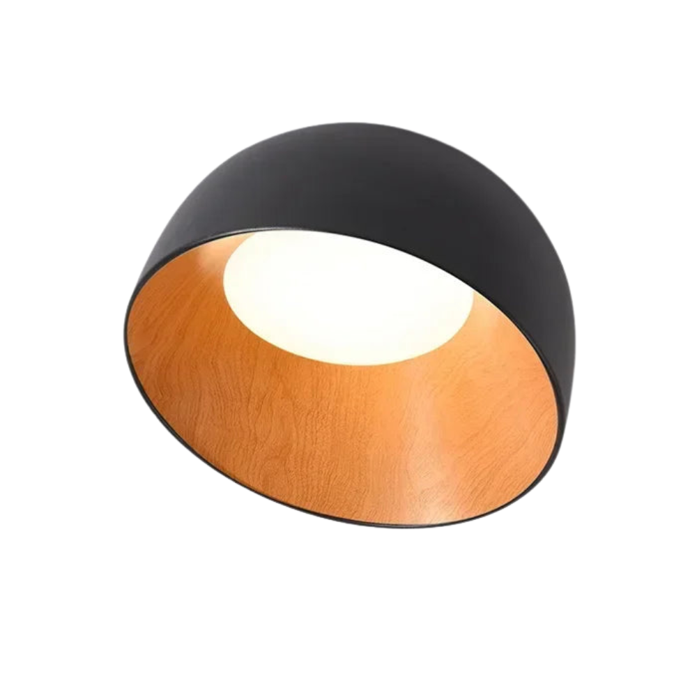 NordWood – Lampada da soffitto LED nordica in legno per sala da pranzo e camera da letto