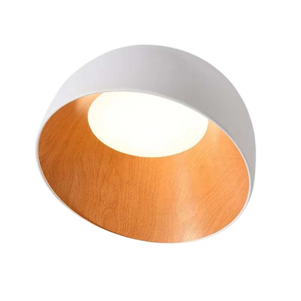NordWood – Lampada da soffitto LED nordica in legno per sala da pranzo e camera da letto