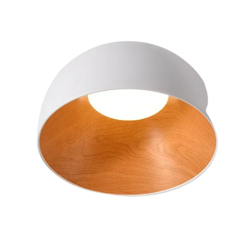 NordWood – Lampada da soffitto LED nordica in legno per sala da pranzo e camera da letto
