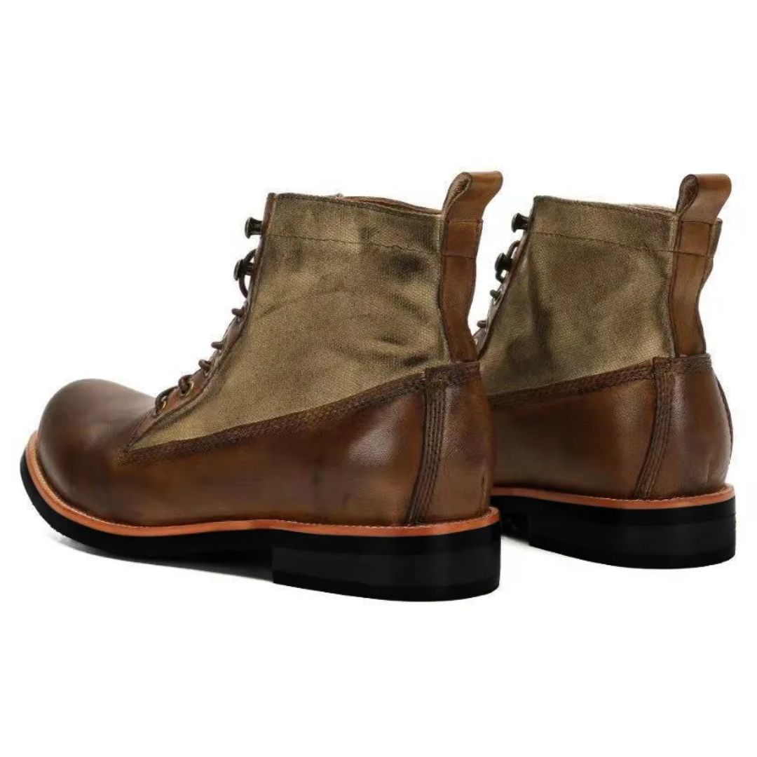 AlpenHeritage – Haferl Sneakers Bernard – Handgefertigte Retro-Stiefeletten