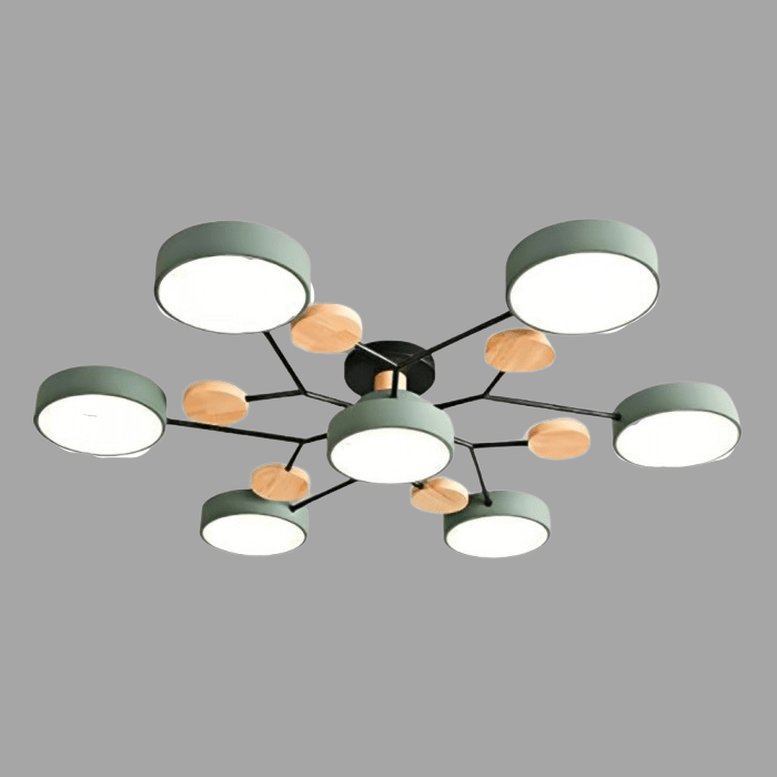 Lampada da soffitto scandinava – Design ramificato, elegante e sostenibile con tecnologia LED