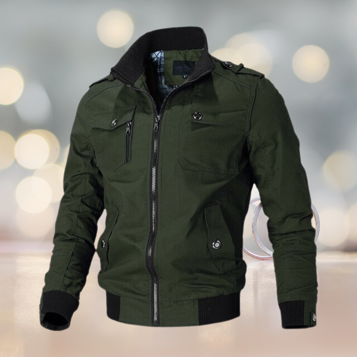 Windbreaker-Jacke im Militärstil - Jeter