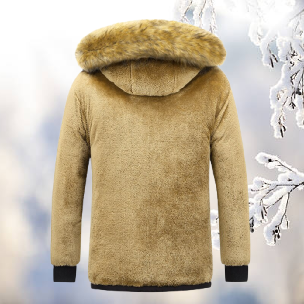 Winddichte Parka-Jacke mit Fellkapuze - Martia