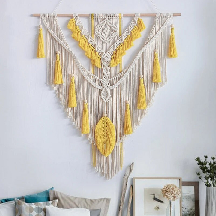 Liora – Makramee Wandbehang Skandinavischer Boho – Wohndekoration