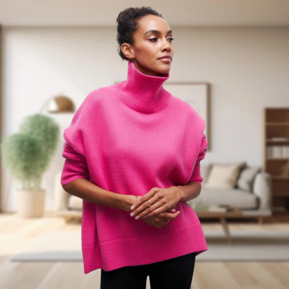 Klassisk rullekravepullover til kvinder - Cravina