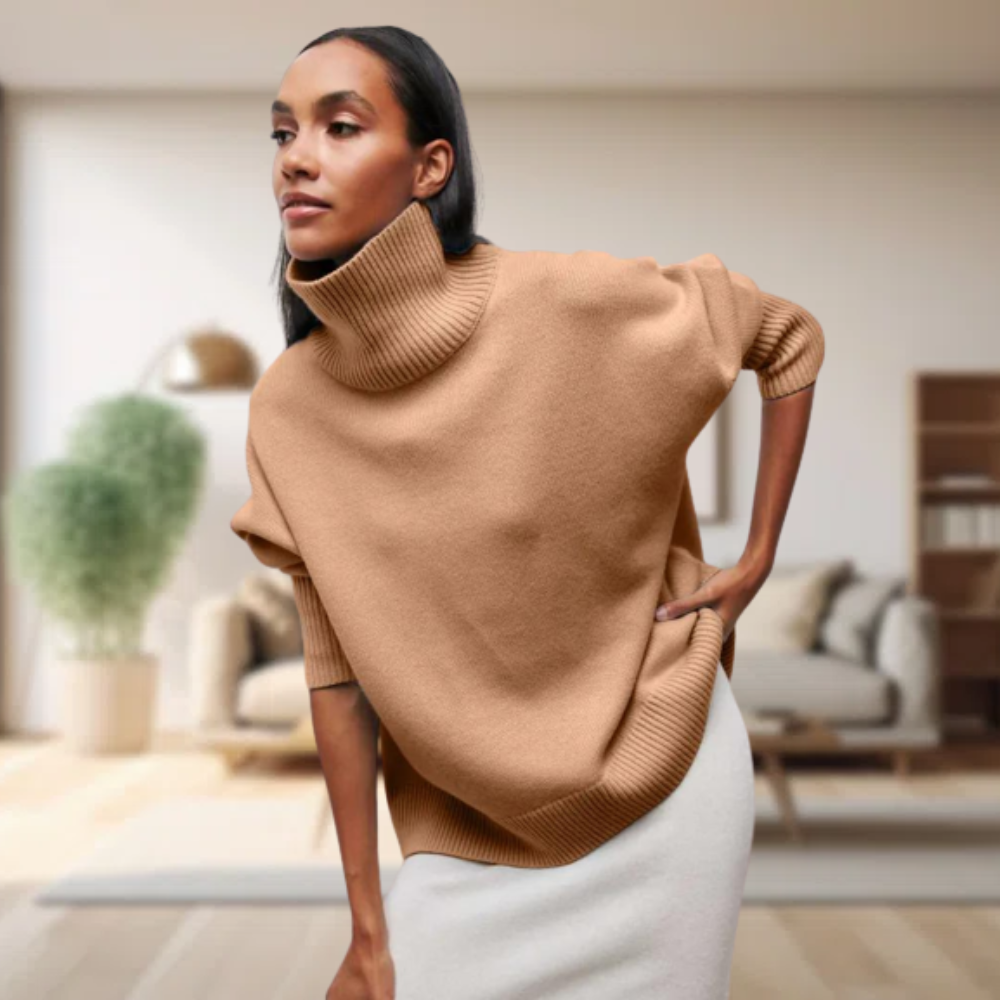 Klassisk rullekravepullover til kvinder - Cravina