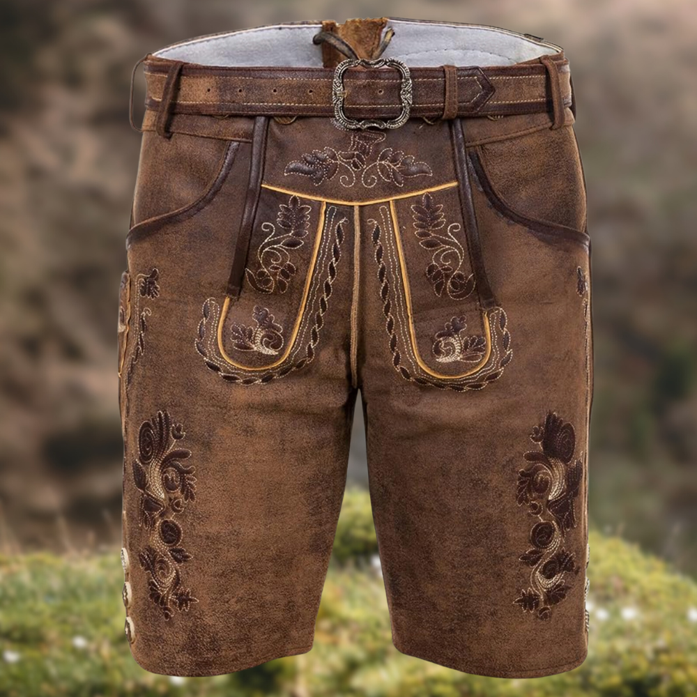 Devako Luca - Stilvolle traditionelle Lederhose für Männer mit authentischem Design