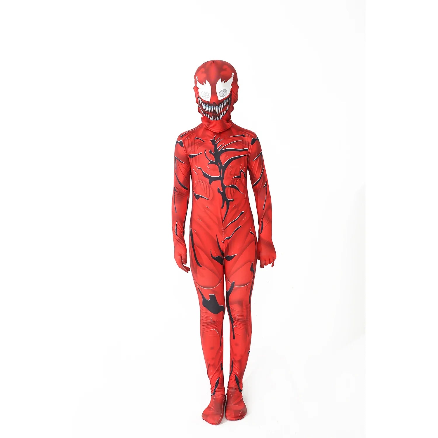 ShadowMorph Schwarzes Symbiont-Kostüm – Jumpsuit für Kinder Halloween