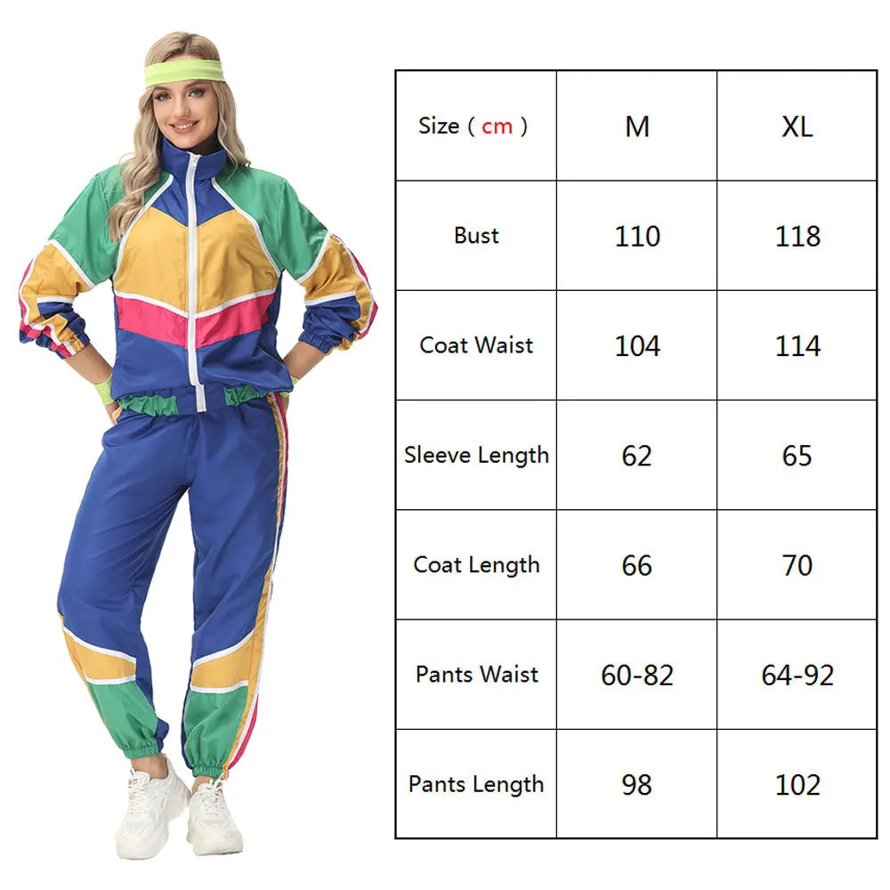 RetroVibe – Vintage Hippie Paar Kostüm – 70er & 80er Stil Top und Hose