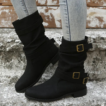 Louisa - Stiefelette mit runder Spitze
