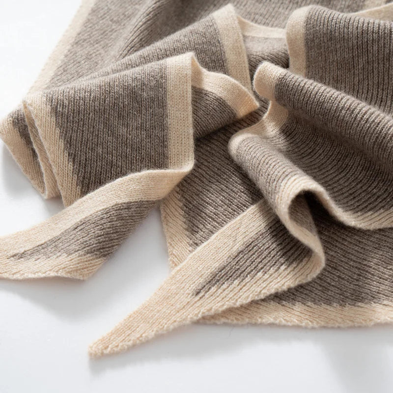 Velmora Damen Schal – Dreieckstuch Strickschal, Warm & Stilvoll für den Winter