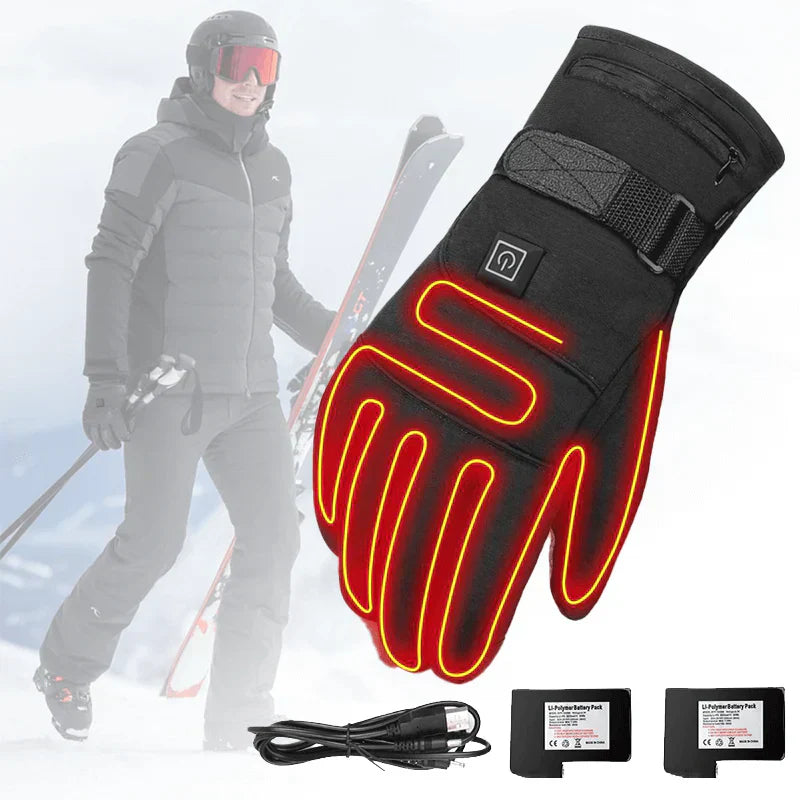 Beheizbare Handschuhe – Wasserdichtes Design & Einstellbare Wärme für Angenehme Winteraktivitäten