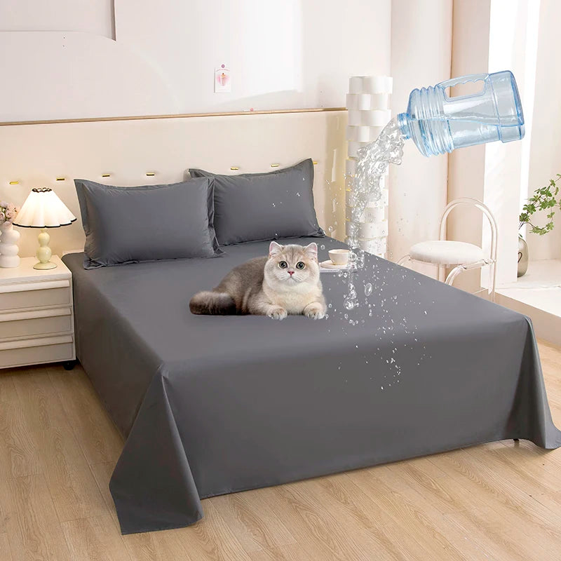 Wasserdichtes Bettlaken für Erwachsene und Babys, vielseitig einsetzbar, transparent, 50x70 cm bis 230x250 cm 2