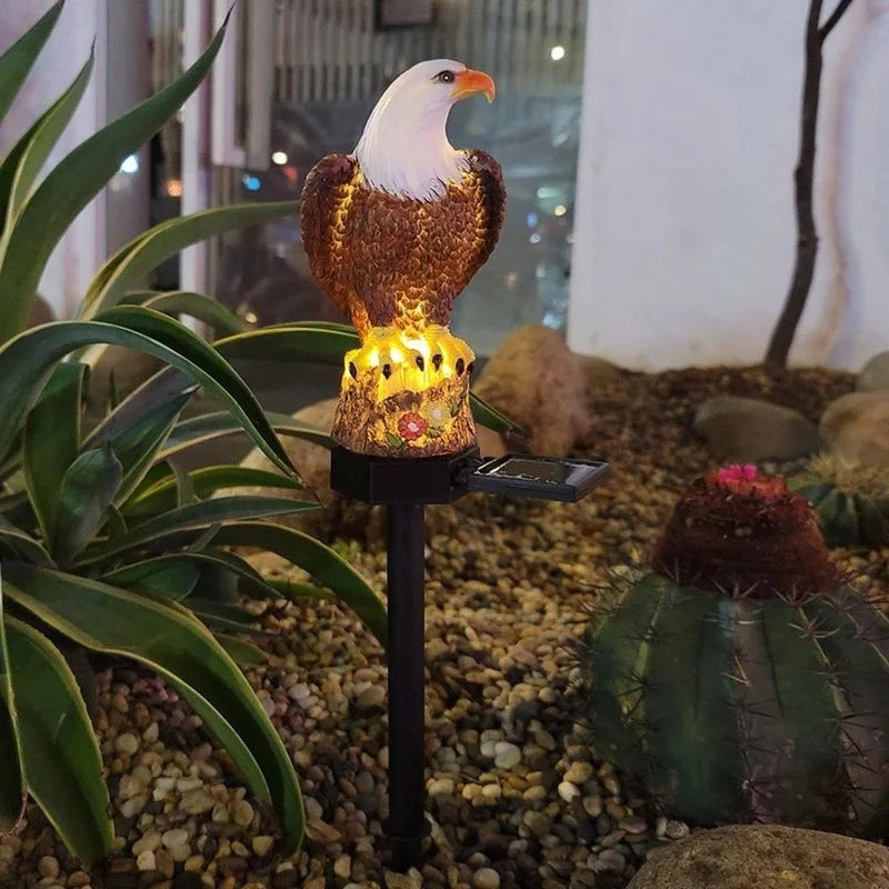 GardenOwl - Wasserdichte LED-Lampe mit Tierdekoration