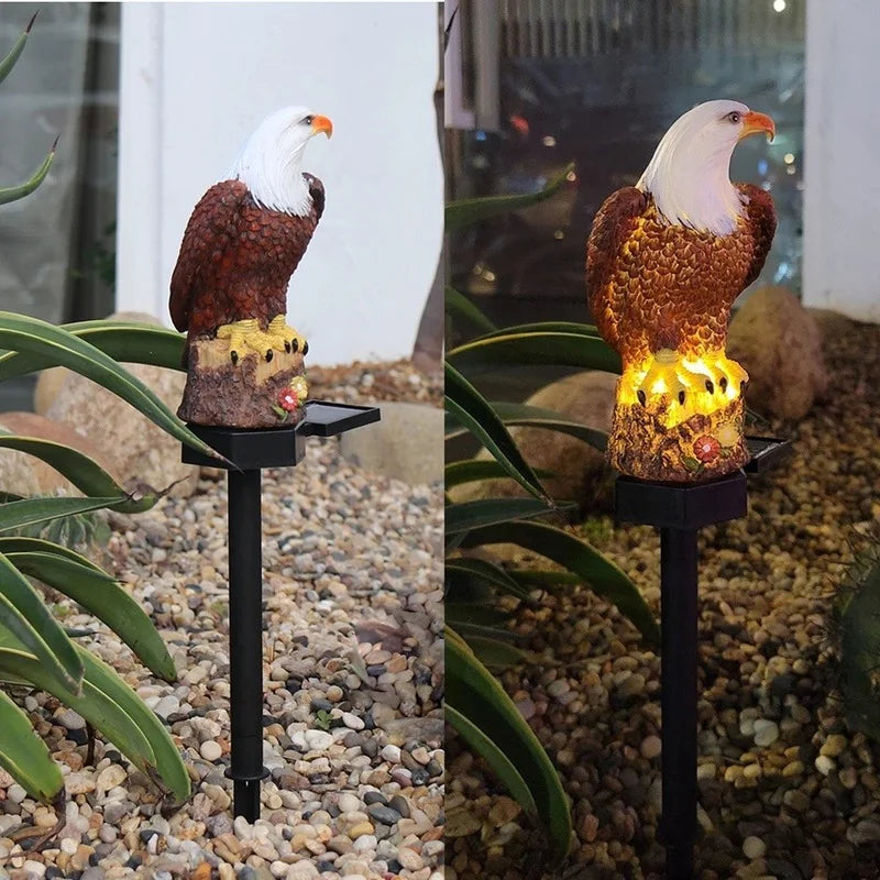 GardenOwl - Wasserdichte LED-Lampe mit Tierdekoration