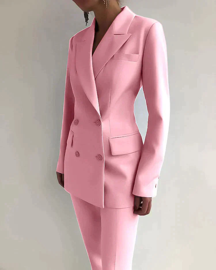 Elegantes Set aus Blazer und Hose - Ballerina