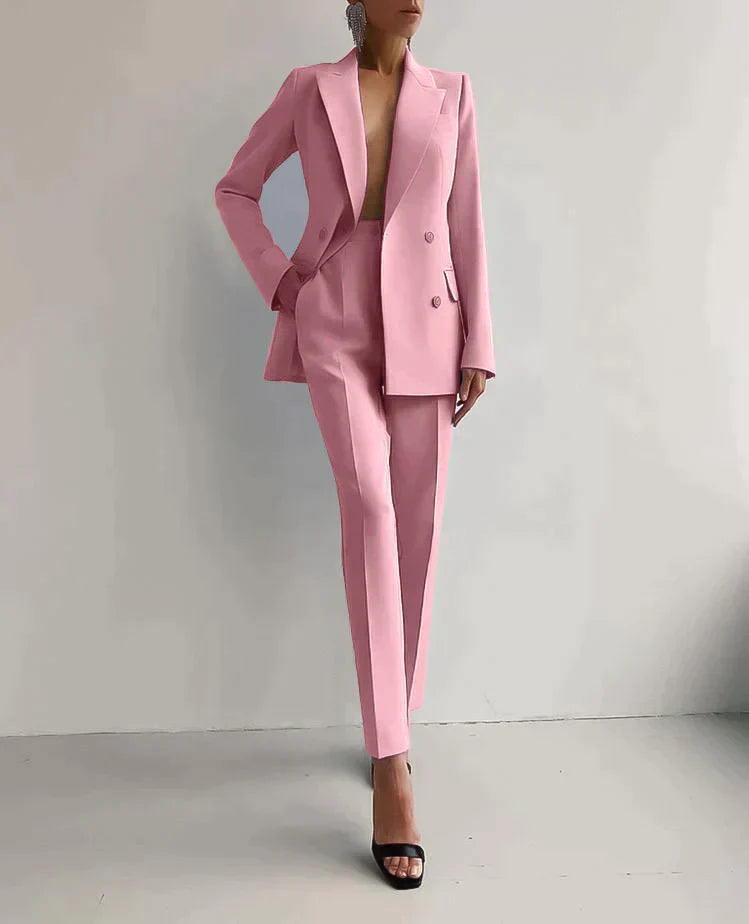 Elegantes Set aus Blazer und Hose - Ballerina