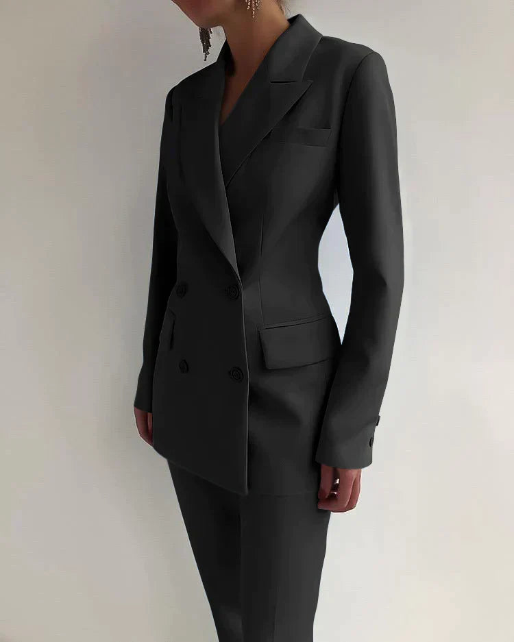 Elegantes Set aus Blazer und Hose - Ballerina