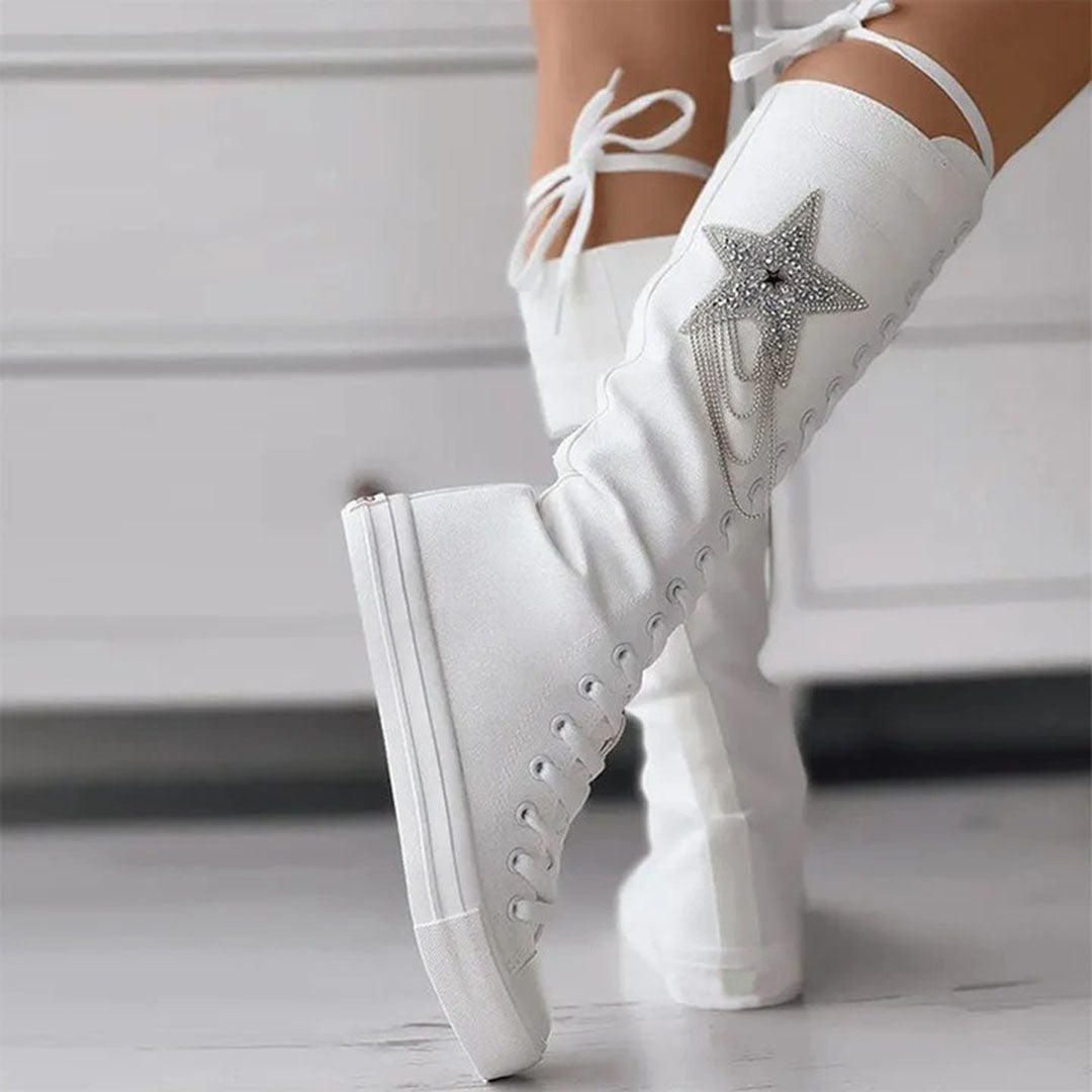 Schnürschuhe mit Quasten - Lennon
