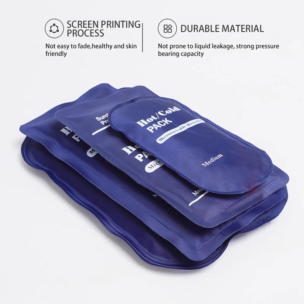 Wiederverwendbarer Heiß-/Kalt-Eisbeutel für Schmerzlinderung, flexibel und tragbar, 23x13 cm 4