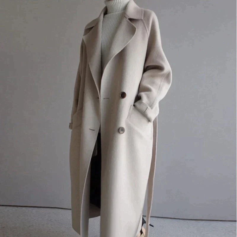 Lise | Eleganter langer Mantel