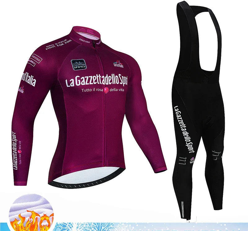 Velaro Winter Fleece Radsport-Set Herren – Wärme, Komfort & Unterstützung für winterliche Fahrten