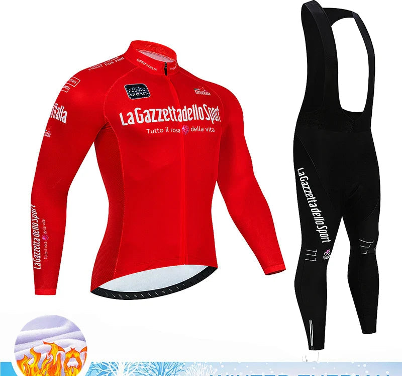 Velaro Winter Fleece Radsport-Set Herren – Wärme, Komfort & Unterstützung für winterliche Fahrten