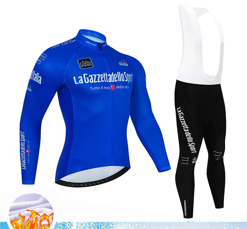 Velaro Winter Fleece Radsport-Set Herren – Wärme, Komfort & Unterstützung für winterliche Fahrten