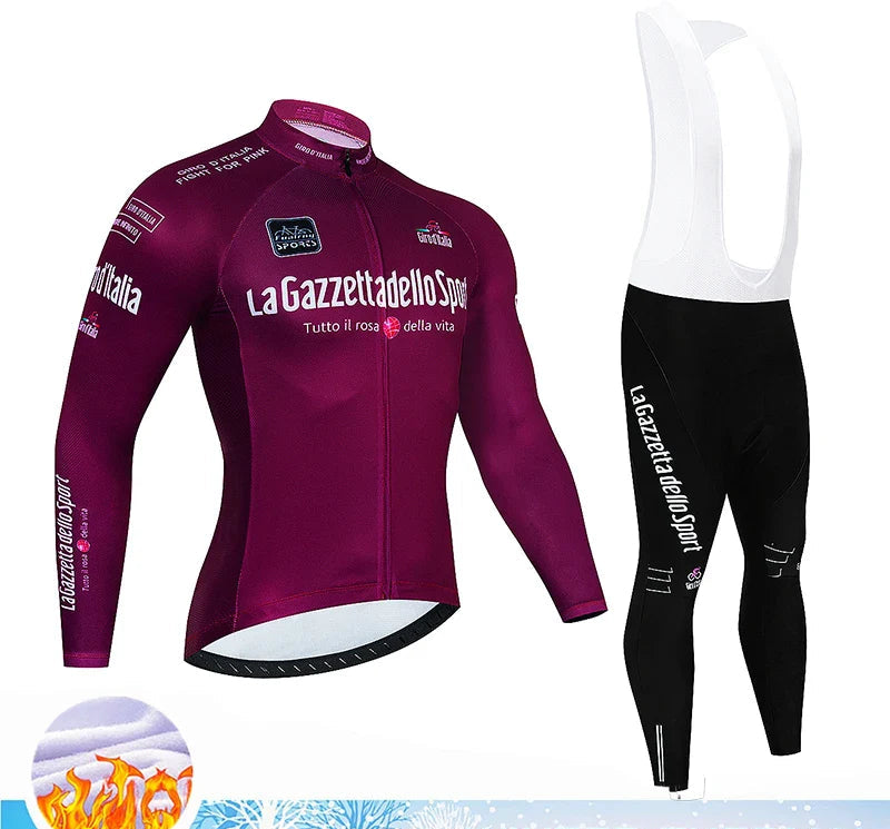 Velaro Winter Fleece Radsport-Set Herren – Wärme, Komfort & Unterstützung für winterliche Fahrten