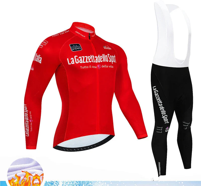 Velaro Winter Fleece Radsport-Set Herren – Wärme, Komfort & Unterstützung für winterliche Fahrten