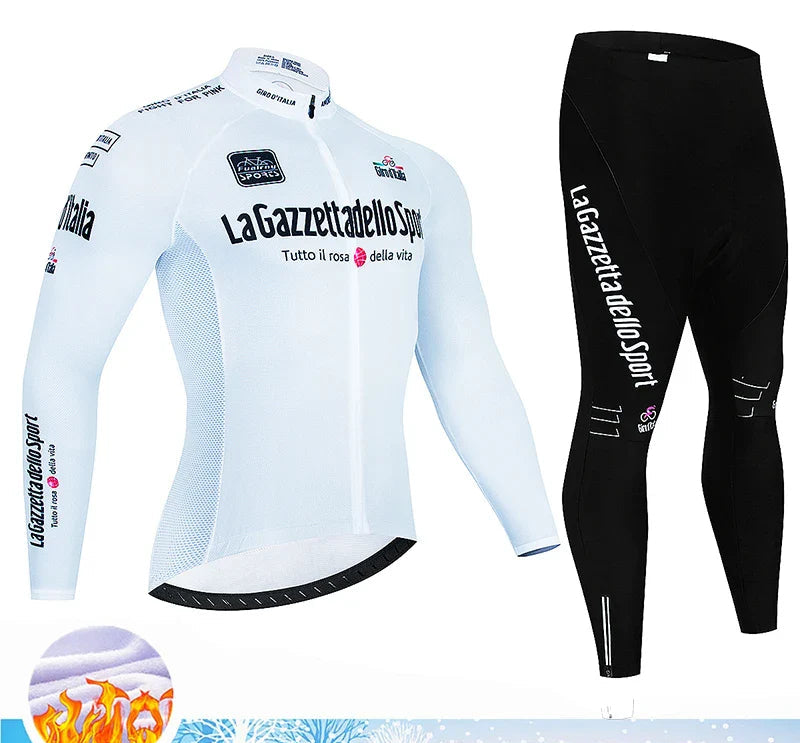 Velaro Winter Fleece Radsport-Set Herren – Wärme, Komfort & Unterstützung für winterliche Fahrten