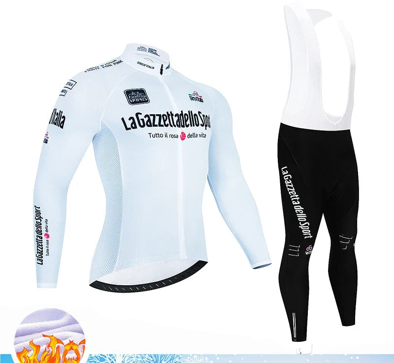 Velaro Winter Fleece Radsport-Set Herren – Wärme, Komfort & Unterstützung für winterliche Fahrten