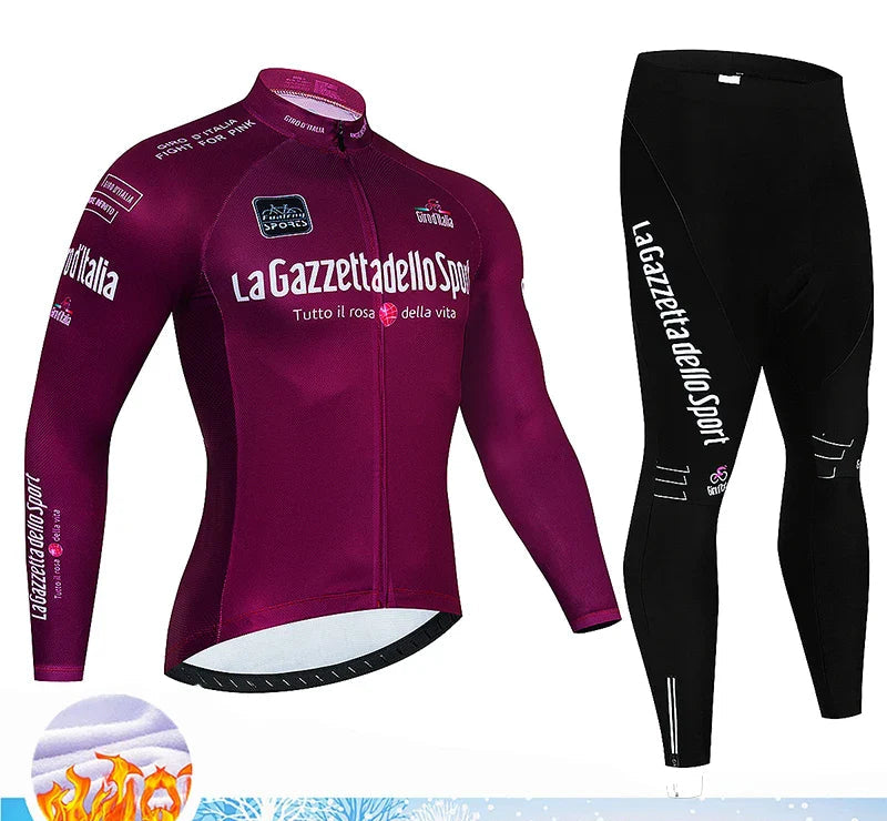 Velaro Winter Fleece Radsport-Set Herren – Wärme, Komfort & Unterstützung für winterliche Fahrten