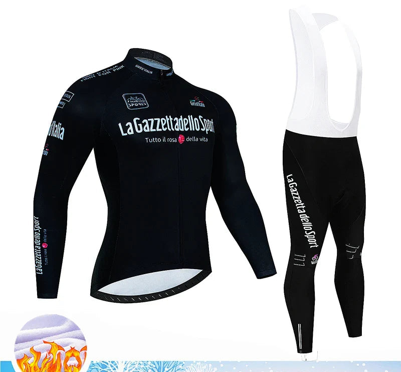 Velaro Winter Fleece Radsport-Set Herren – Wärme, Komfort & Unterstützung für winterliche Fahrten
